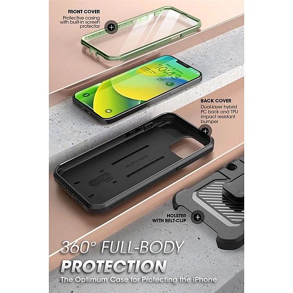 Etui Supcase Unicorn Beetle Pro na iPhone 14 Plus - zielone