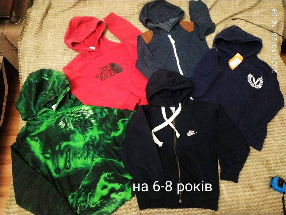 Теплі худі та батіки для діток
