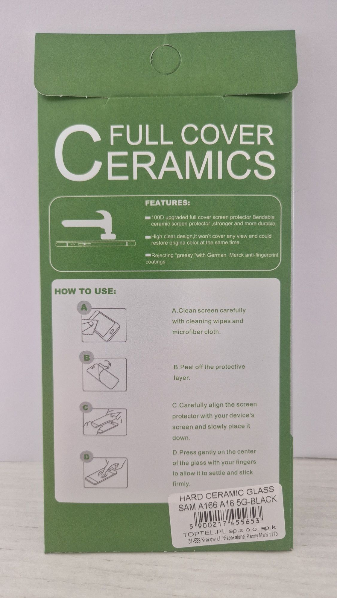 Hartowane szkło Hard Ceramic do Samsung Galaxy A16 4G/5G