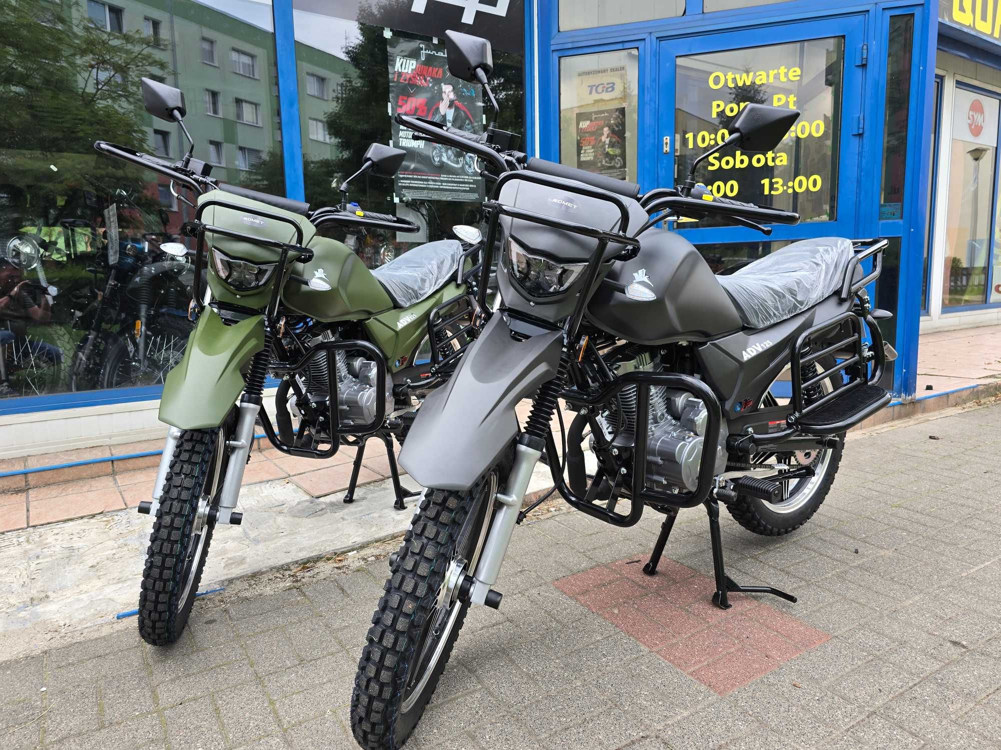 ROMET ADV 125 NEW! Na prawko B!Gwarancja!Serwis! Raty! Dowóz!