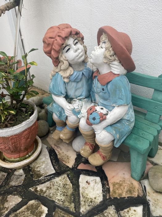 Decoração de Jardim (Branca de Neve e 7 anões)