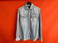 G-Star Raw оригинал мужская джинсовая рубашка сорочка размер S Б У
