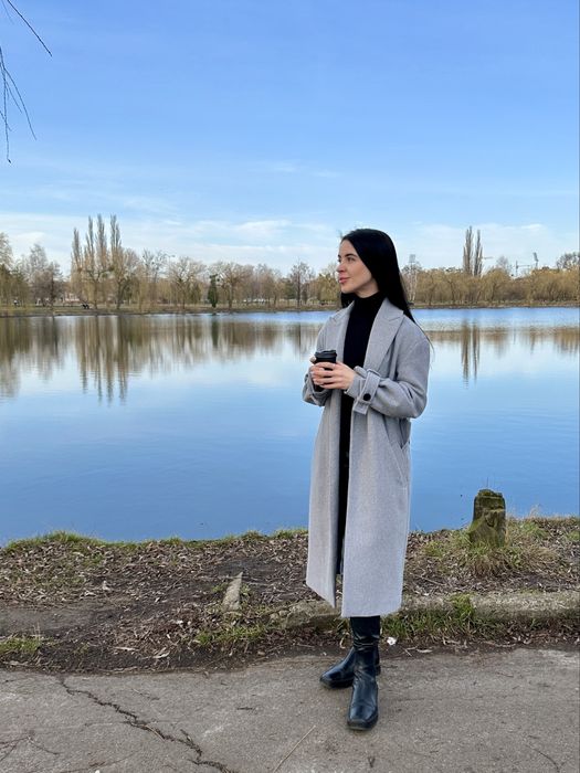 Пальто на запах xs