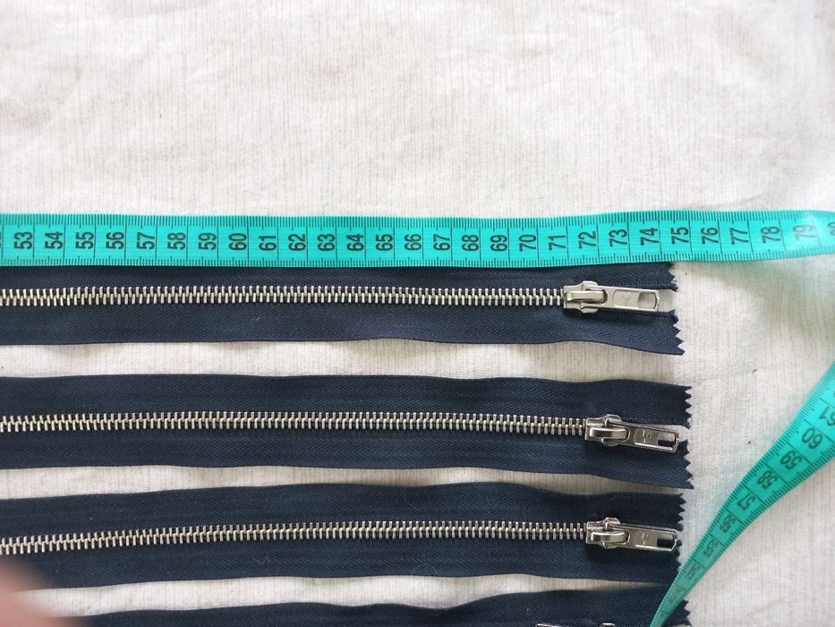 Молнии двусторонние длинные.