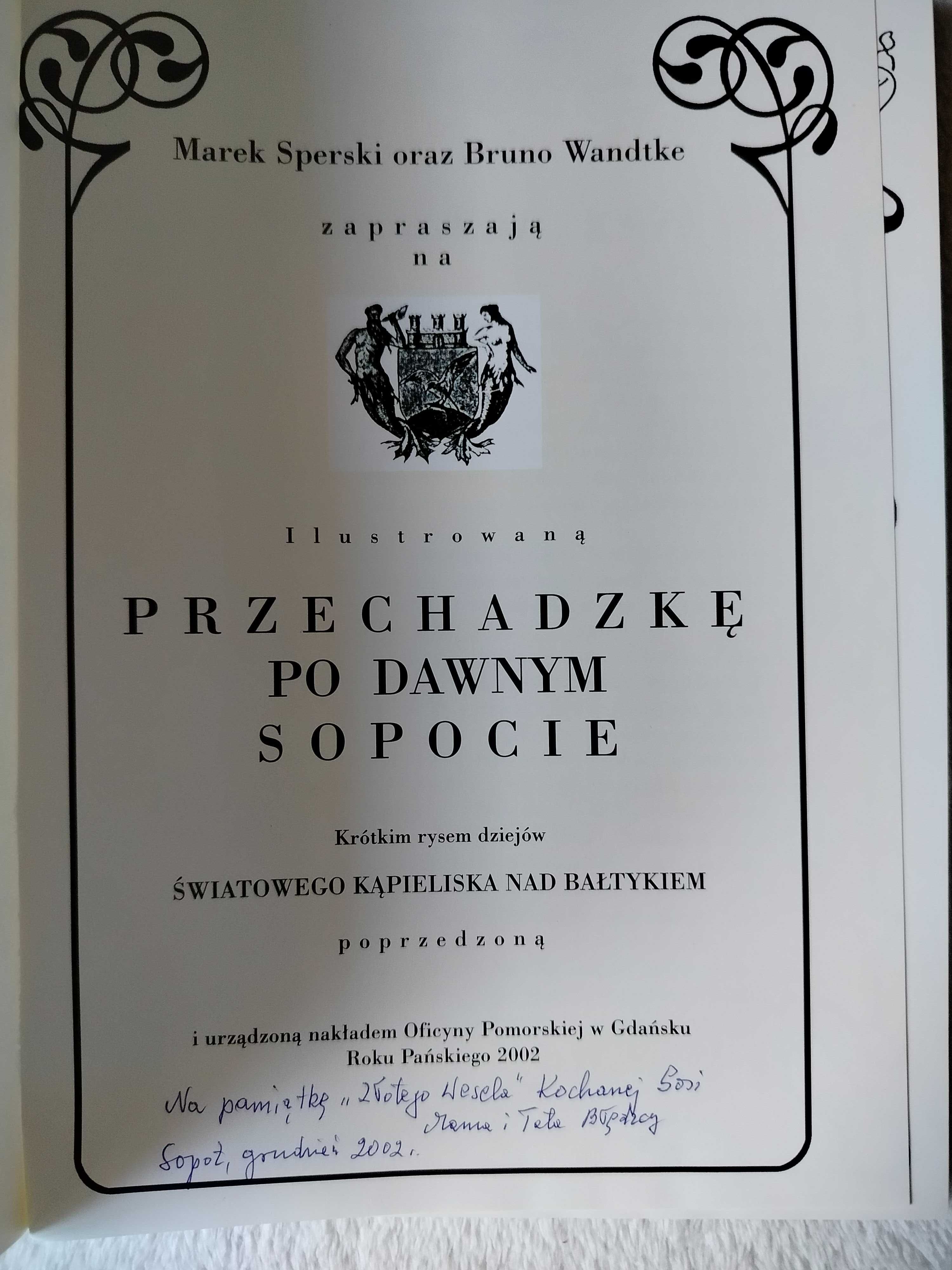 Album Przechadzka po dawnym Sopocie Marek Sperski