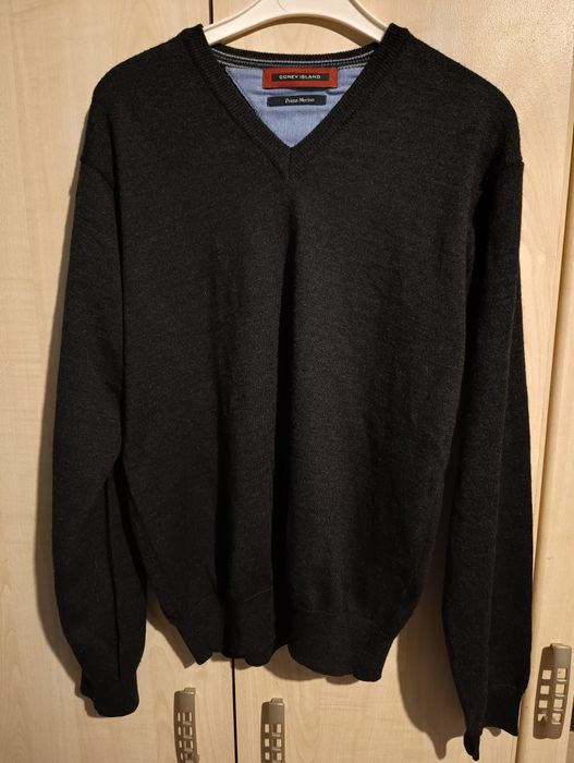 Sweter męski Coney Island z wełną Merino Rozmiar S