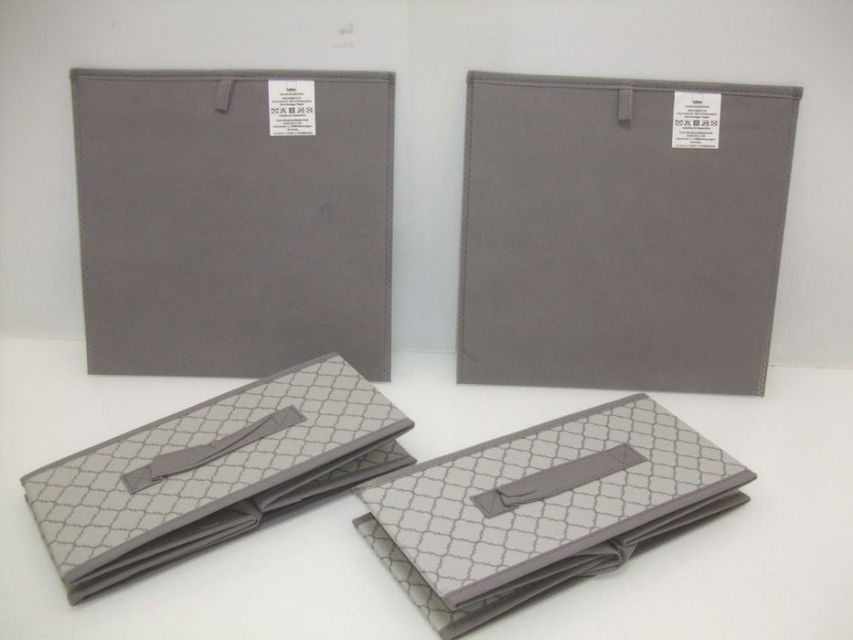 Pojemnik SKŁADANY PUDEŁKO 2 szt do Przechowywania 28x28x13cm ORGANIZER