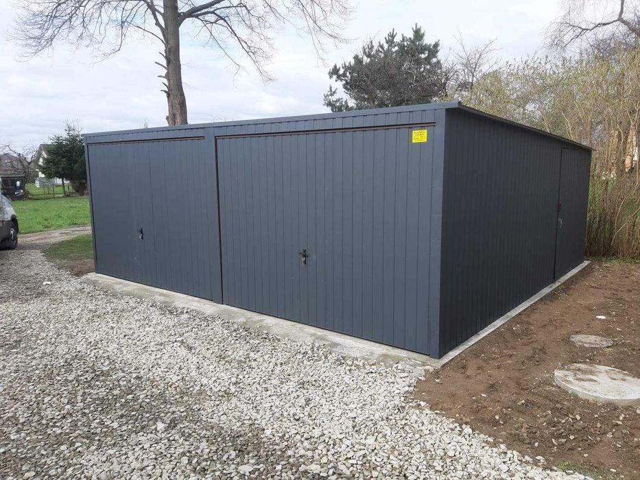 Garaże blaszane , Lekkie hale stalowe , wiaty śmietnikowe