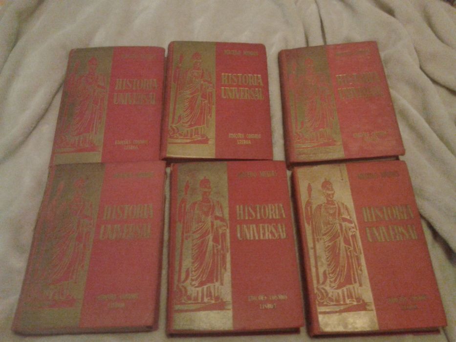 História Universal, 6 Volumes, Macedo Mendes, Ano 1939