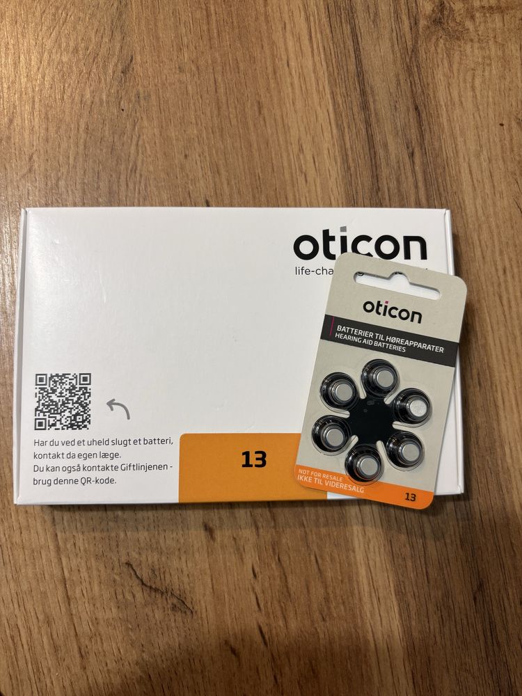 Батарейки до слухового апарату Oticon 10, 13, 312, 675, 675СІ