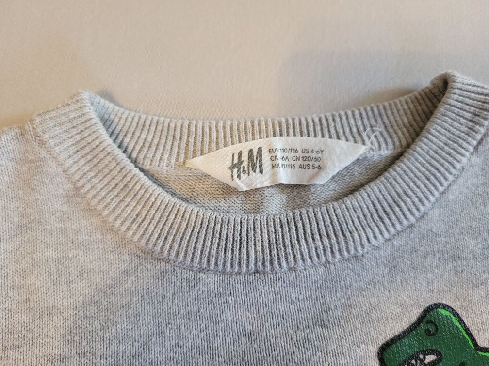 Zestaw bawełnianych sweterków H&M, CDRL, 110/116