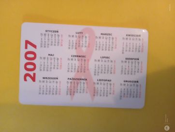Sprzedam zestaw kalendarzyków z różnych lat