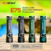Acebeam E75, НОВИНКА, високопродуктивний EDC ліхтар, 4500 lumens