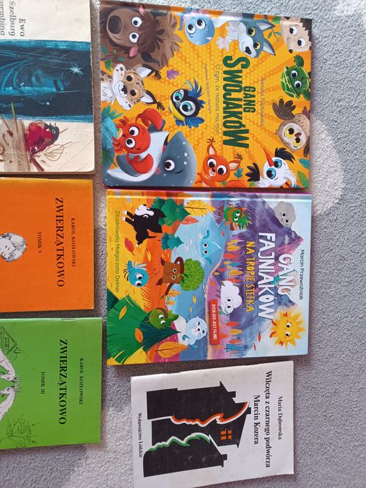 Książki dla dzieci "Gang swojaków" "Gang Fajniaków" i inne