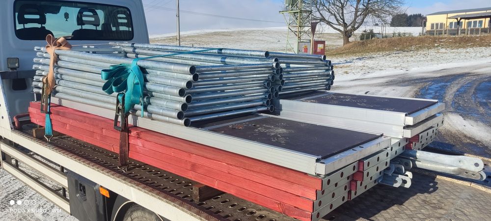 Rusztowanie plettac poznańskie pletak  idealne na ściany szczytowe