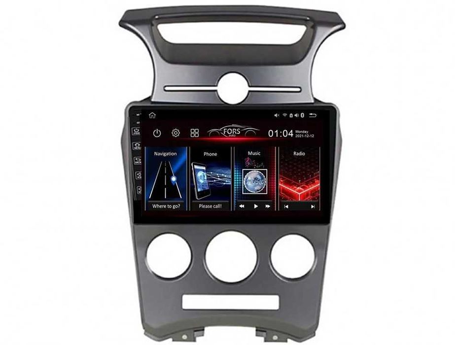 Radio samochodowe Android Kia Carens (9", Manual AC) 2007.-2011