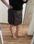 Spódnica ekoskóra z zakładką plus size 48 4xl