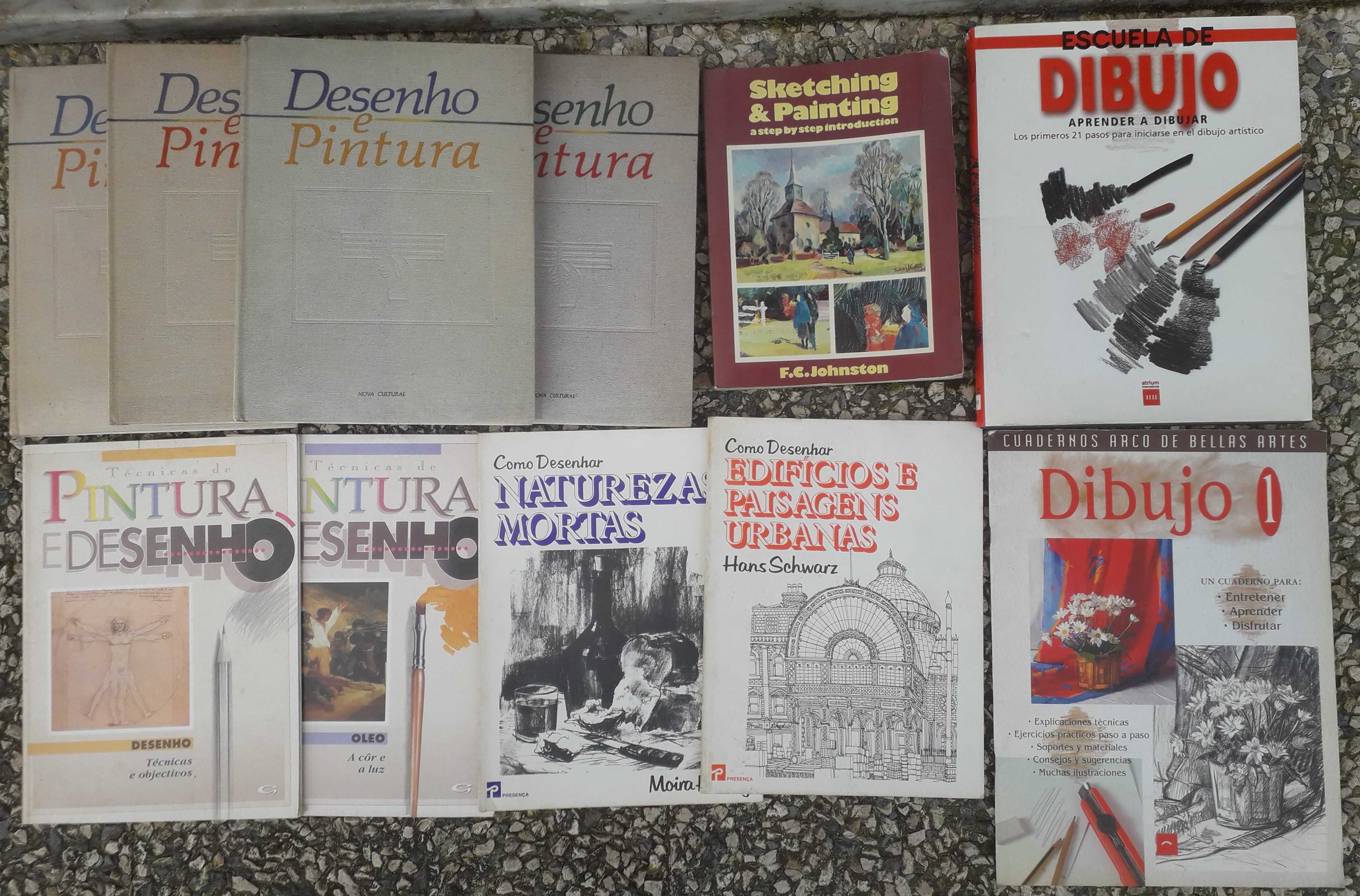 Livros sobre desenho, pintura e pintores