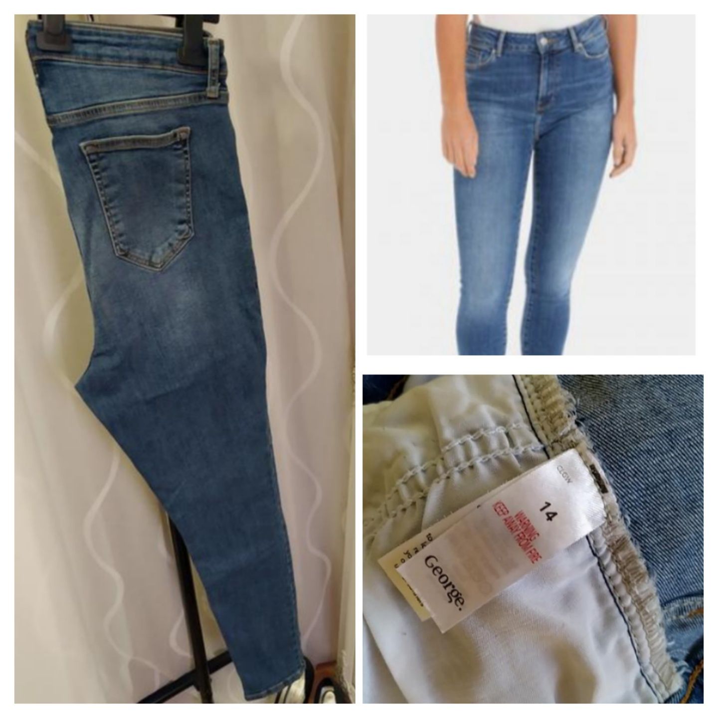 Пакет одягу, джинси denim mom, XL