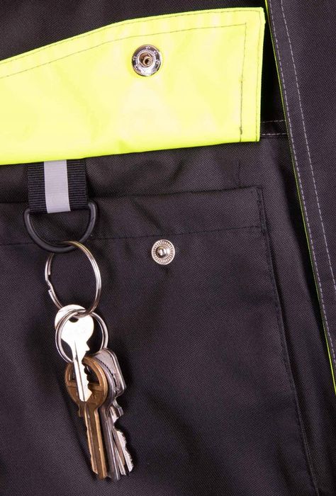 Kurtka Robocza Ocieplana zimowa Odblaskowa z kapturem XXXL s-5xl