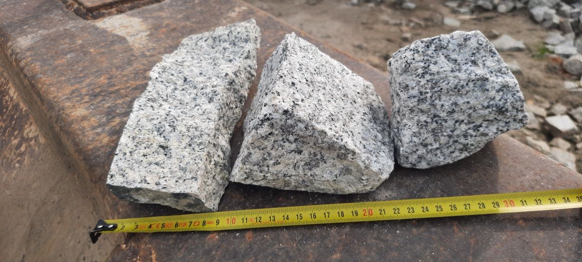 Kamień do gabionow  kamień na ogrodzenia  łupek granitowy sortowany