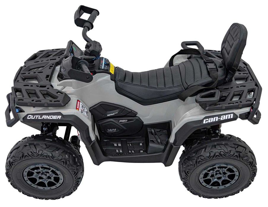 Duży Quad Can Am Outlander ATV 4x200W 24V7Ah Szary Maverick DK-CA005