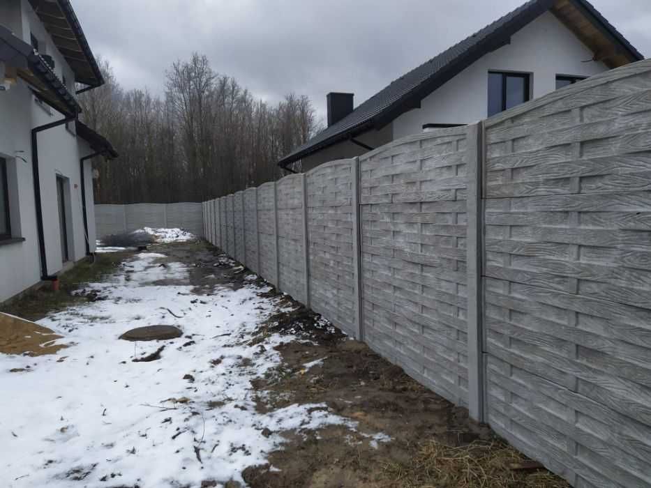Ogrodzenia betonowe panelowe i siatki