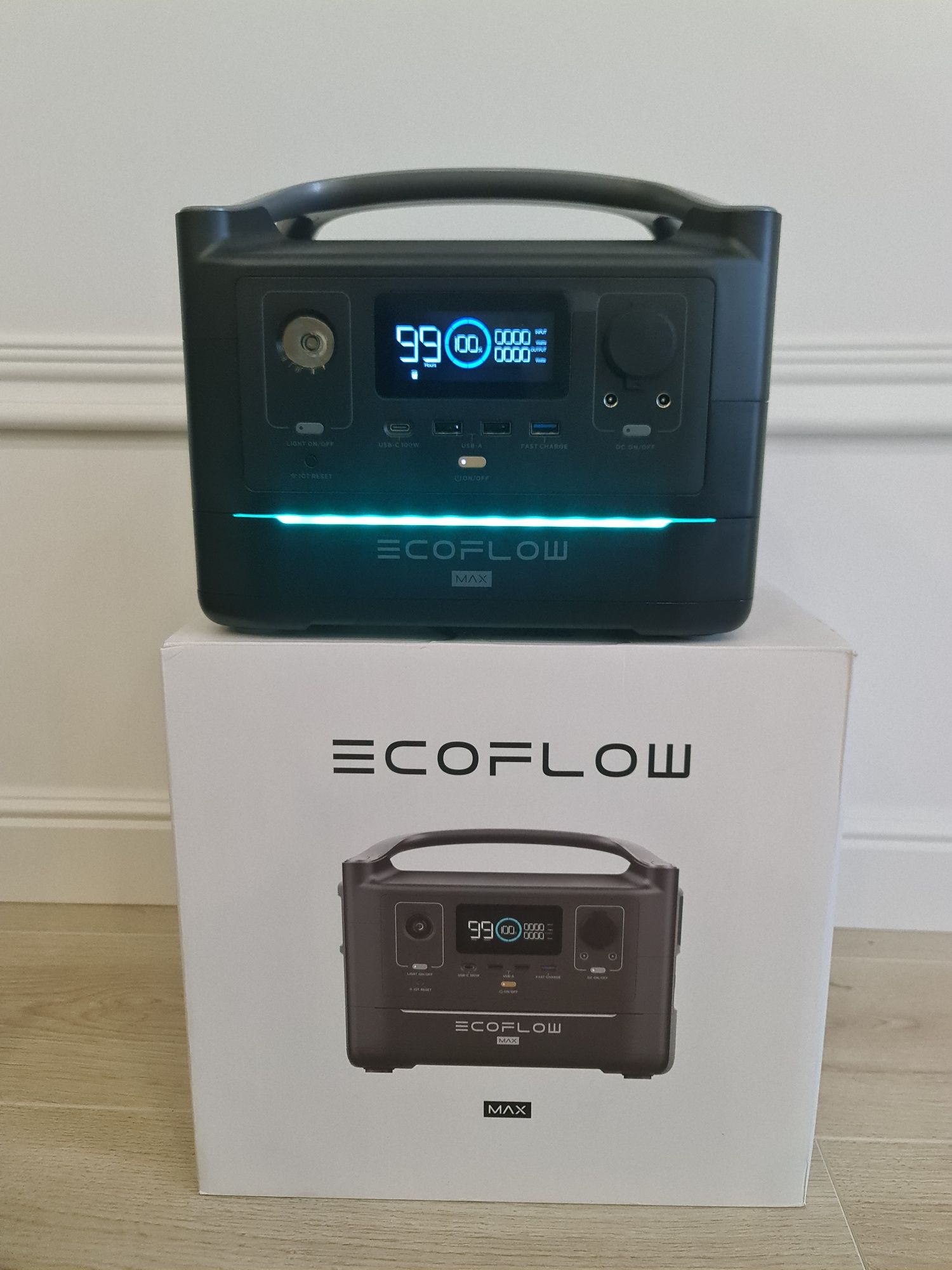 Зарядная станция EcoFlow RIVER Max (576 Вт·ч)