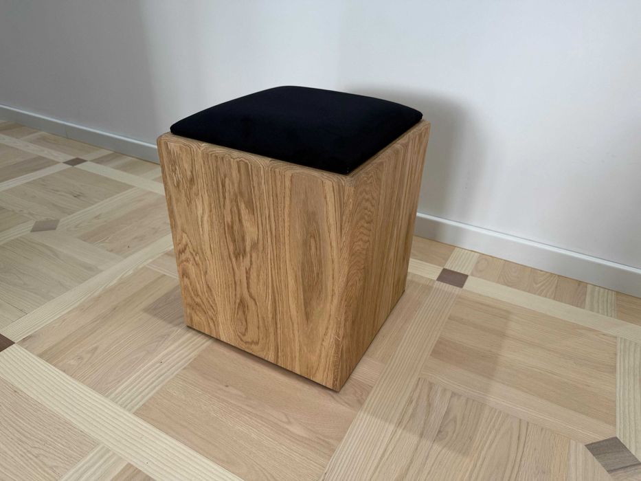 Pufa drewniana stołek taboret krzesło ławka dąb natural stolik kawowy