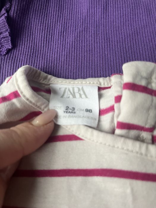 Zestaw komplet - 2 szt bluzka h&m tshirt zara