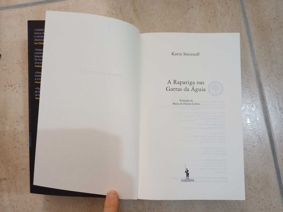 A Rapariga nas Garras da Águia, Karin Smirnoff, Millenium 07