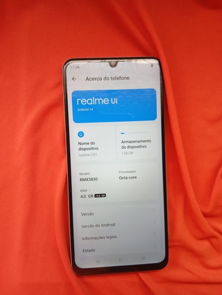 Smartphone Realme C51 8GB/128GB Garantia