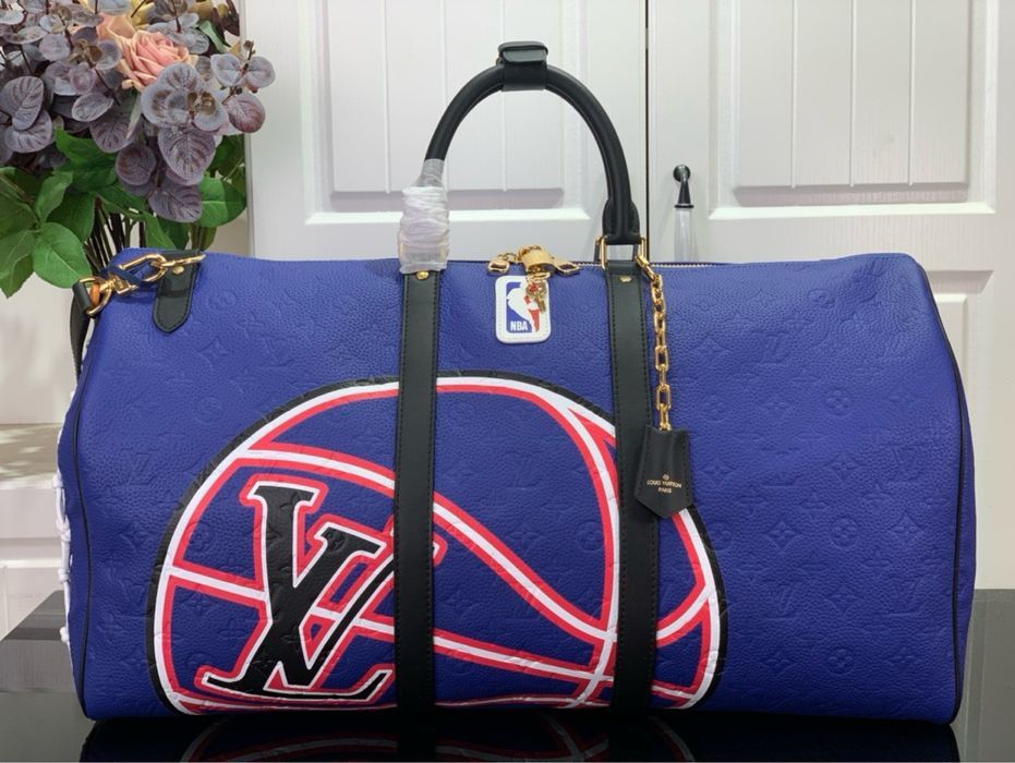 Louis Vuitton x Nba сумка мужская спортивная синяя дорожная