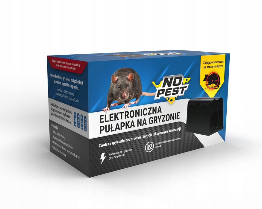Elektryczna pułapka na szczury myszy gryzonie No Pest SX-5045