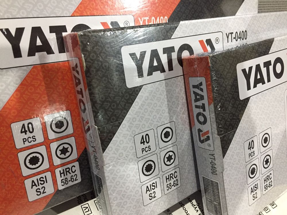 Набір спеціальних біт YATO 40 предметів (YT-0400) є в наявності ято