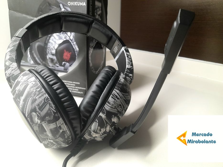 Fones auscultadores para jogar ONIKUMA