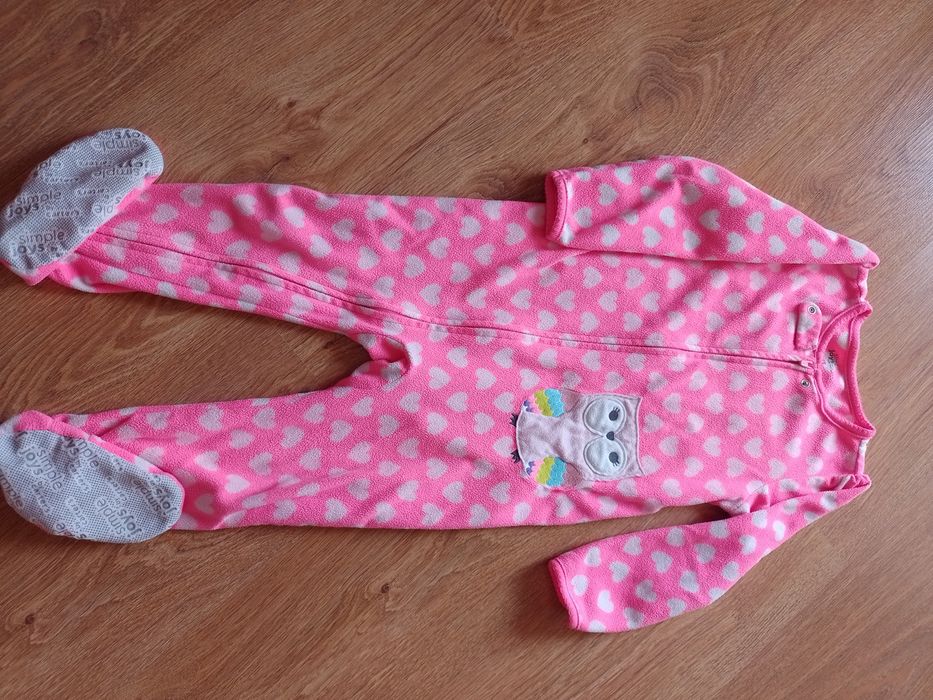 Kombinezon polarowy, piżama dziewczęca r.92-98