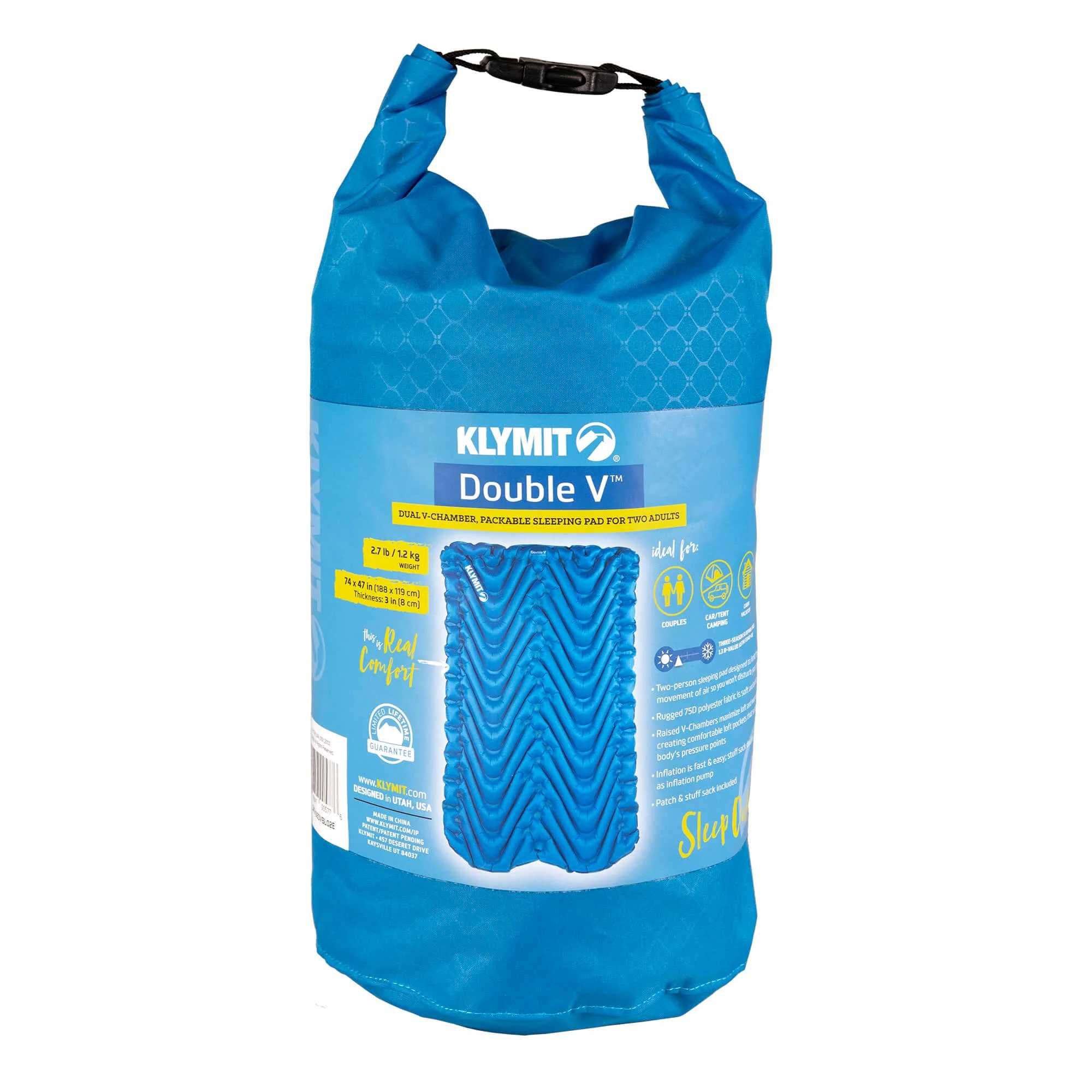 Klymit Insulated Double V USA-777 килимок подвійний Зимовий