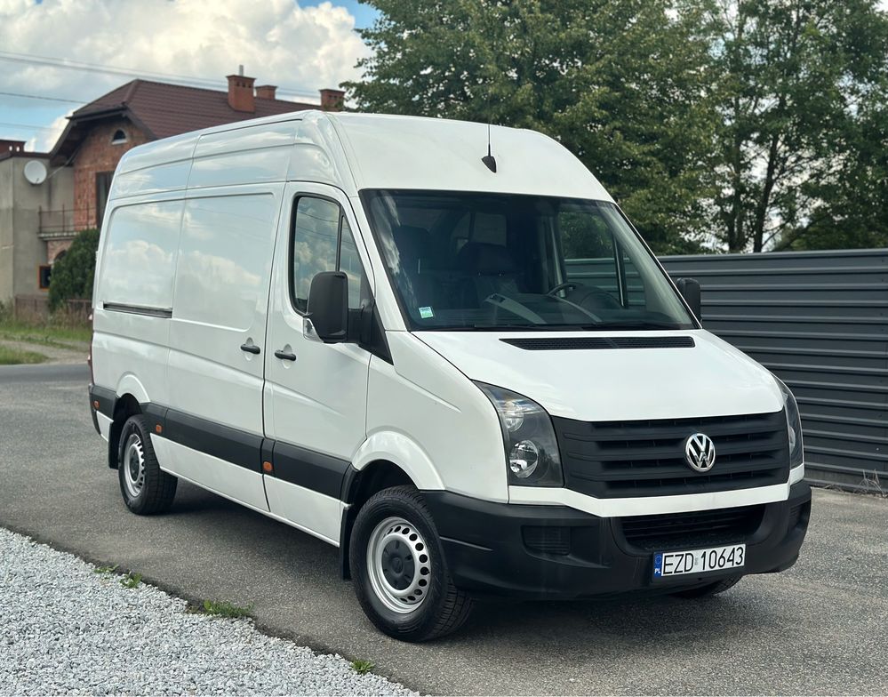 Volkswagen Crafter L2H3 2.0 TDI 163KM 2014r VAT-marża klima hak kamera