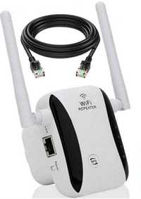 Wzmacniacz Sygnału Wi-Fi MOCNY Repeater 300Mb/s 2 Anteny