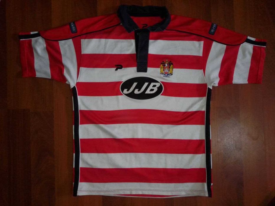Футболка регбийная, джерси Уиган Варриорс Patrick Wigan Warriors Rugby