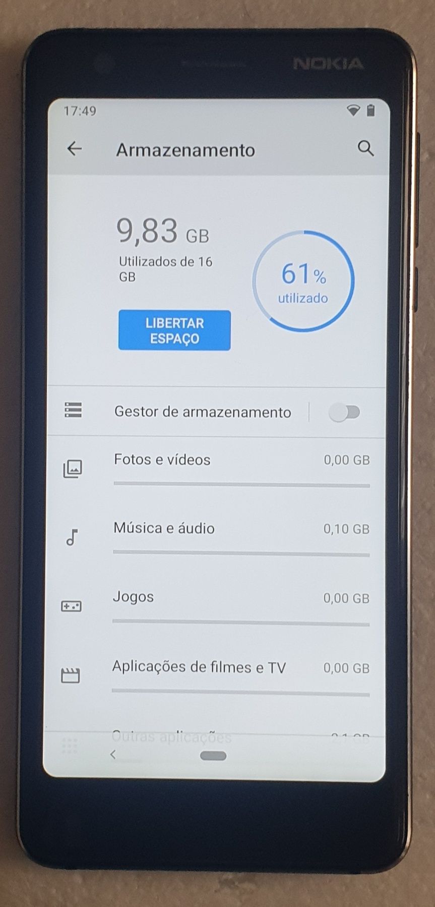 Telemóvel Smartfone android Nokia 3.1