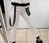 Spodnie paparazzi fashion białe S M L XL