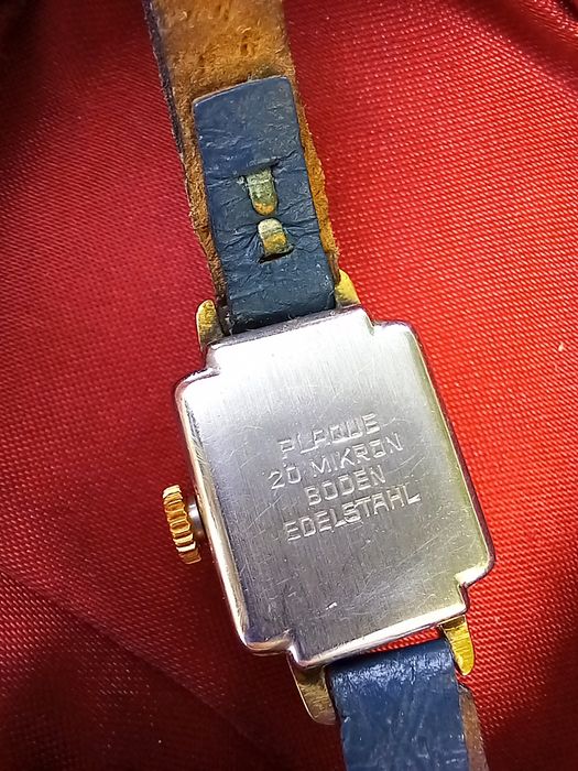 Zegarek umf ruhla vintage stary 20 mikronów naręczny sprawny