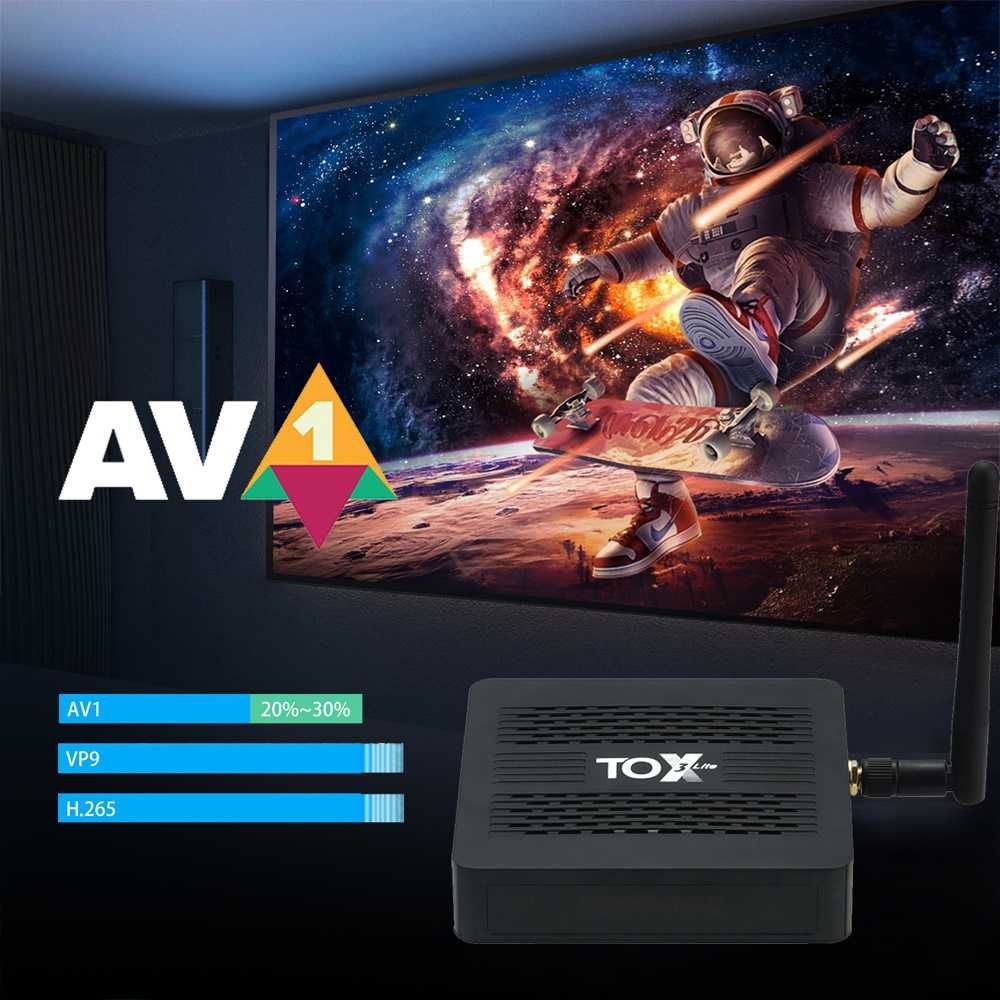 TV Box TOX3 4/32Gb S905X4 смарт тв приставка Ugoos X4 X96 Max