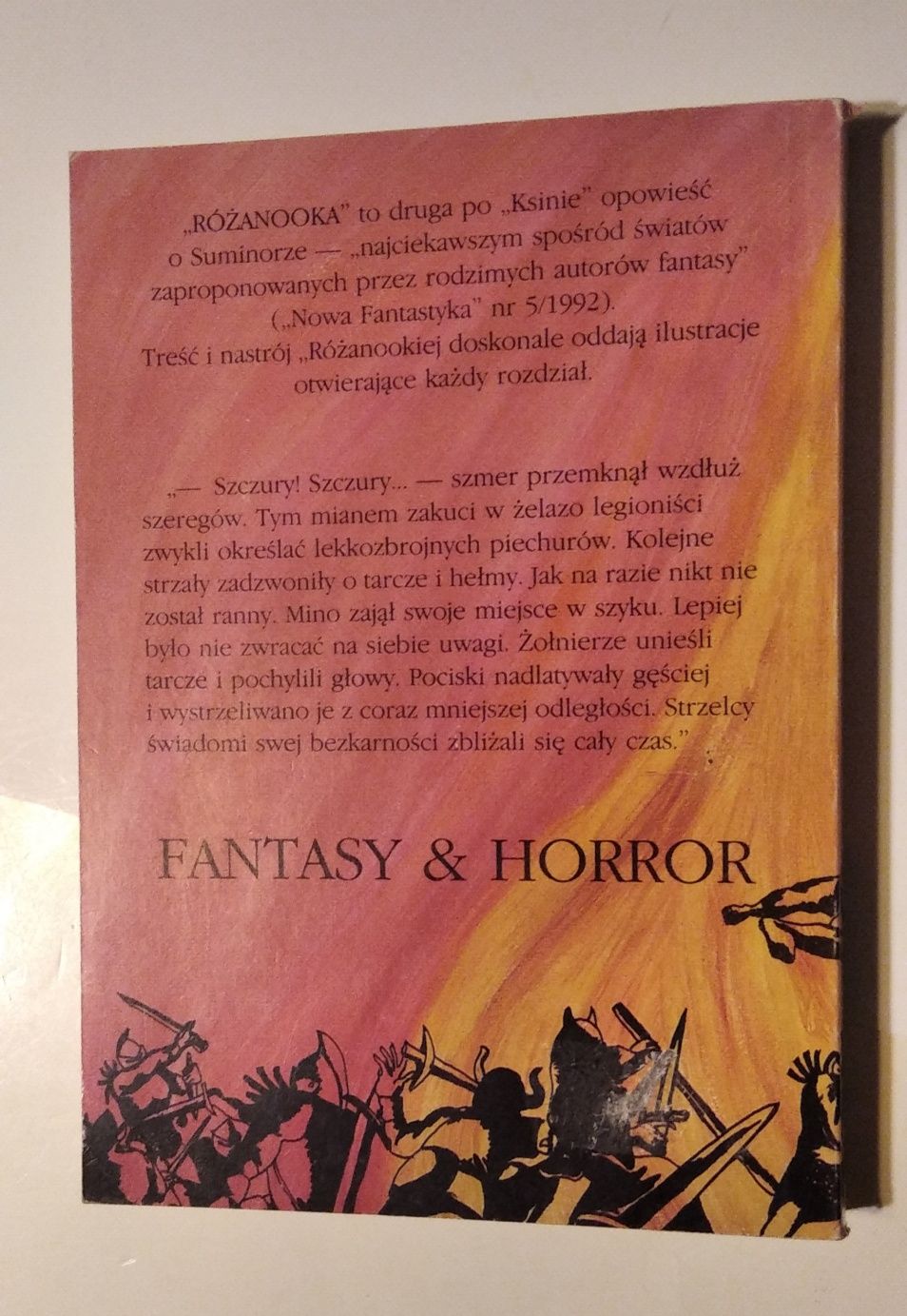 Różanooka Konrad T. Lewandowski Literatura fantazy.