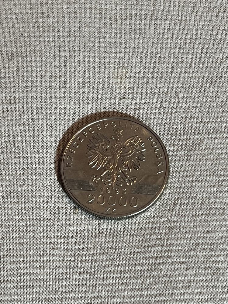 Moneta Jaskółki dwadzieścia tysięcy złotych