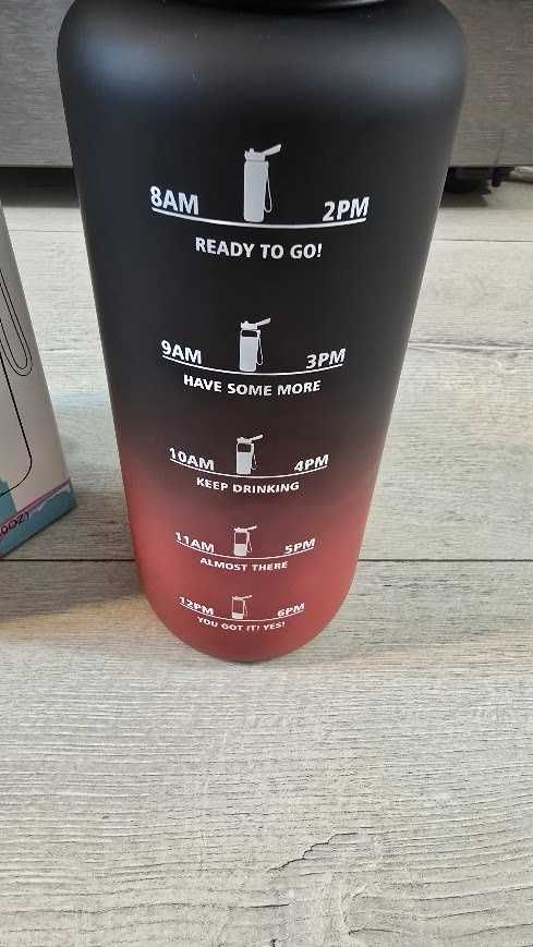 Grsta Butelka Bidon na wodę napoje 1500 ml bez BPA  oznaczeniem picia