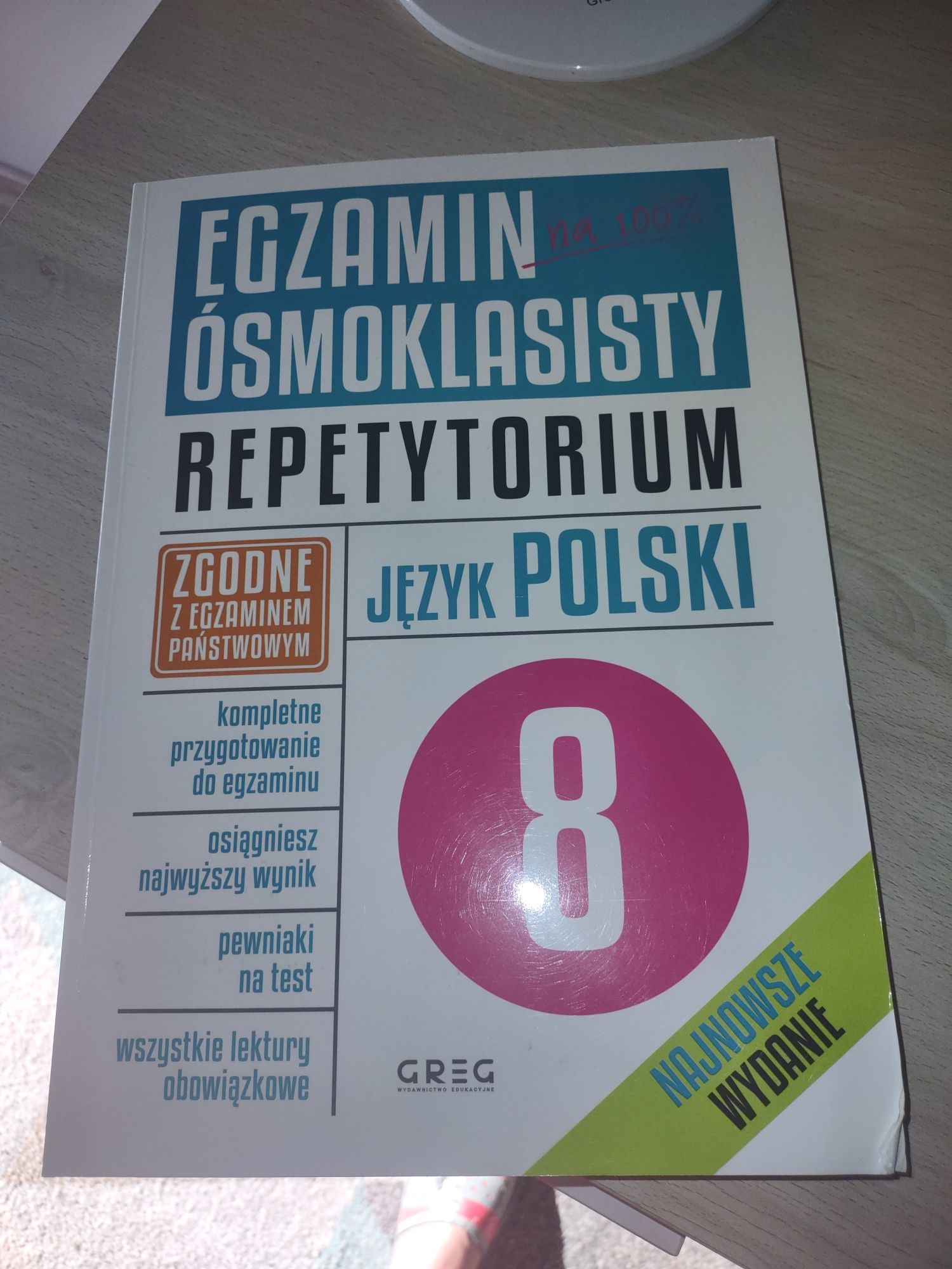 Egzamin ósmoklasisty Zestaw 4sztuki