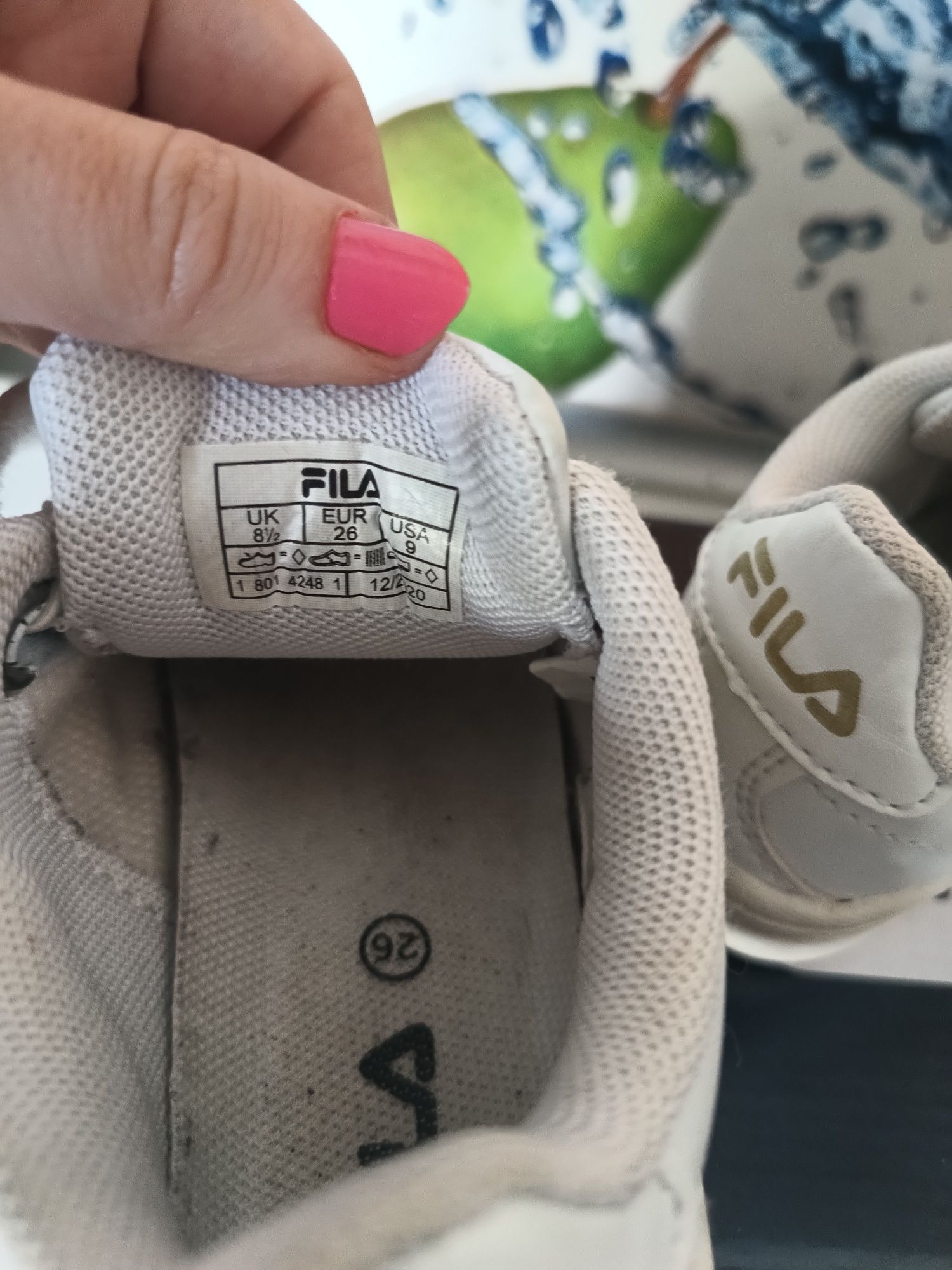Buty chłopięce białe Fila 26